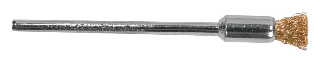 Brass & Steel End Bristle Brushes — 1/4″ — Brass