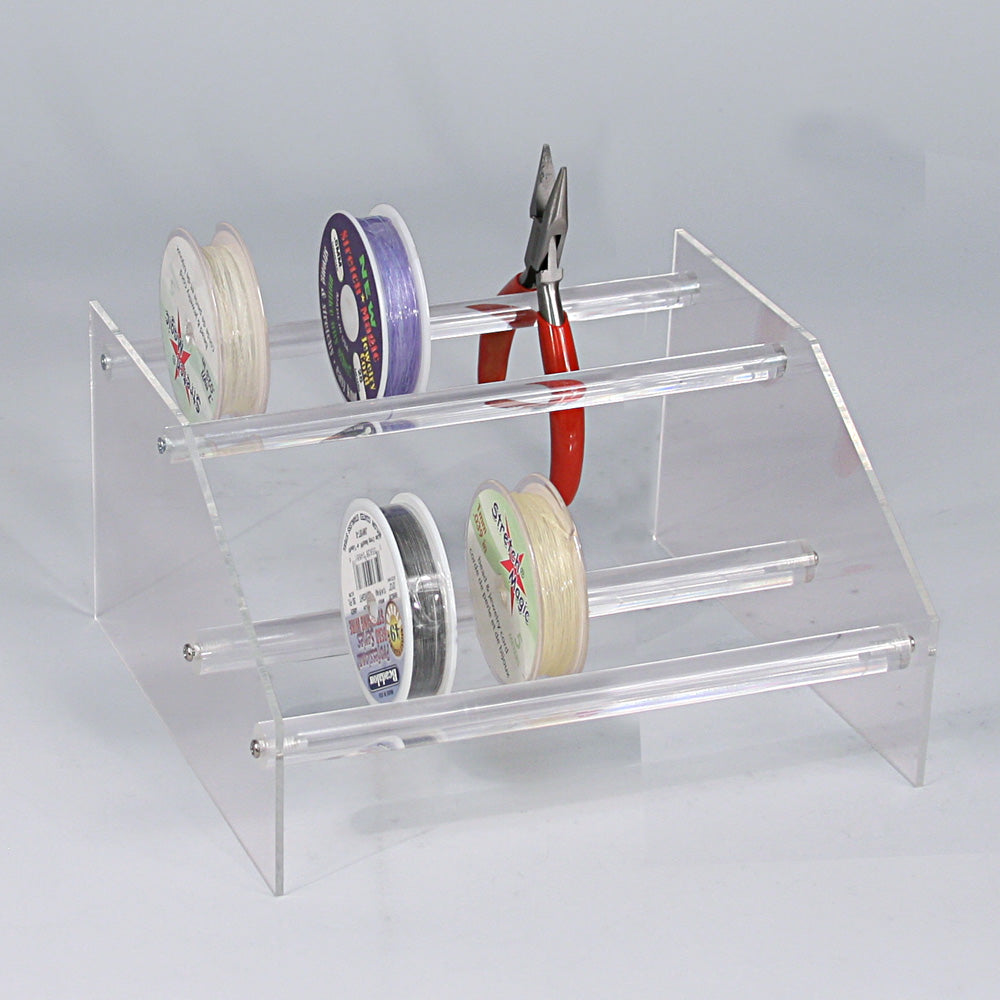 Acrylic Tool Organizers — Small — 6 1/2″ x 8″ x 4 3/4″ H — Clear Acrylic