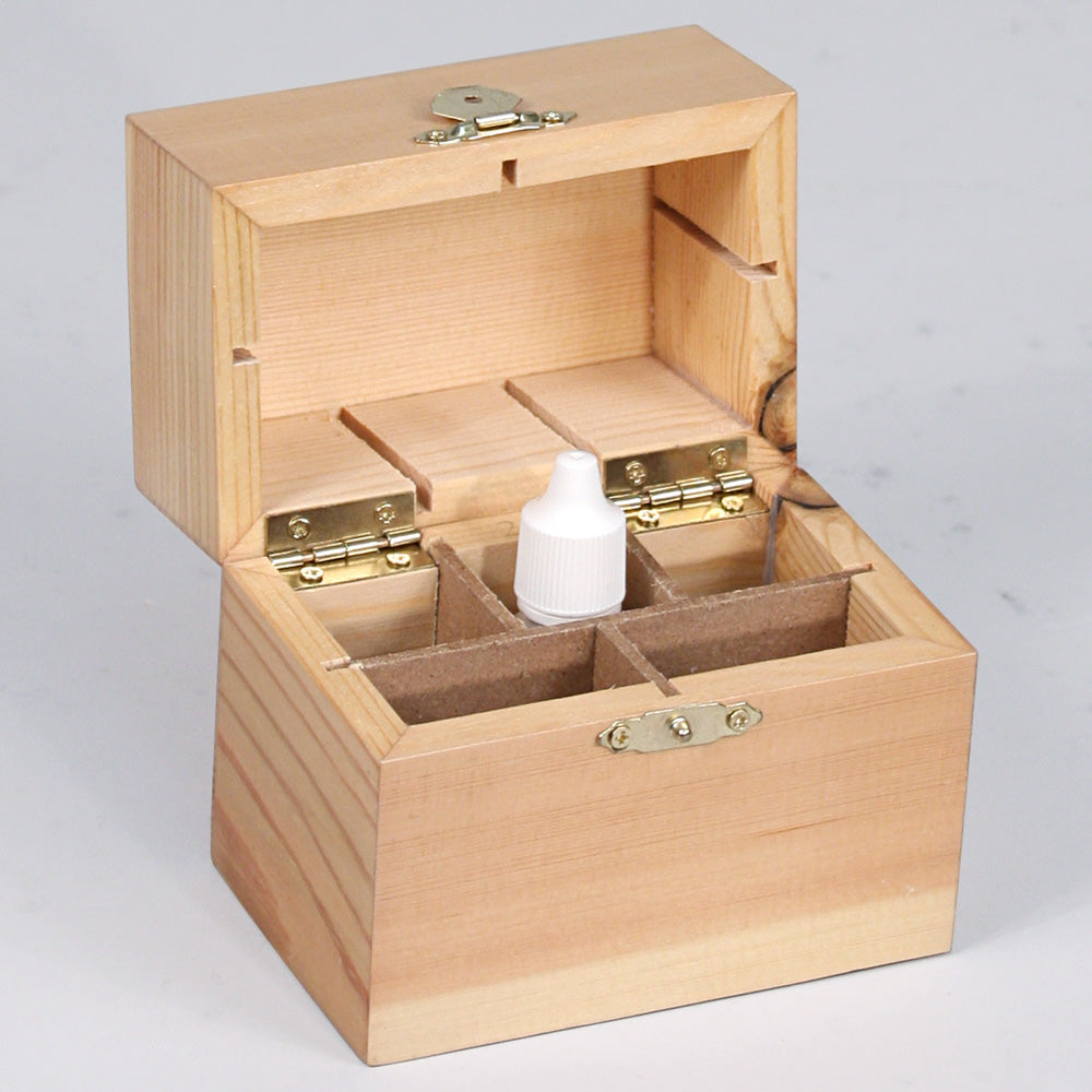 Jewelry Test Kit Box — Natural Wood