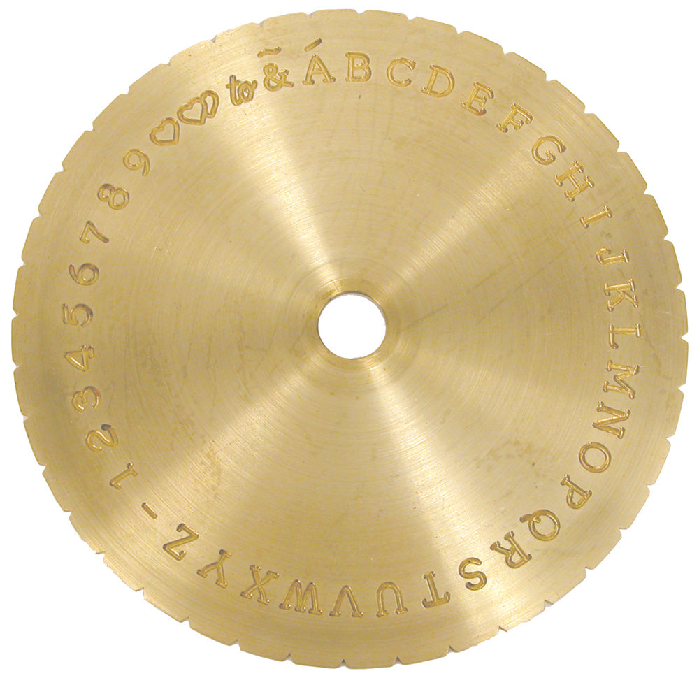 Engraving Dials — Block Font — 2-Sided Reversible — Steel