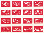 Plastic Message Signs — 1/2 Off — Plastic