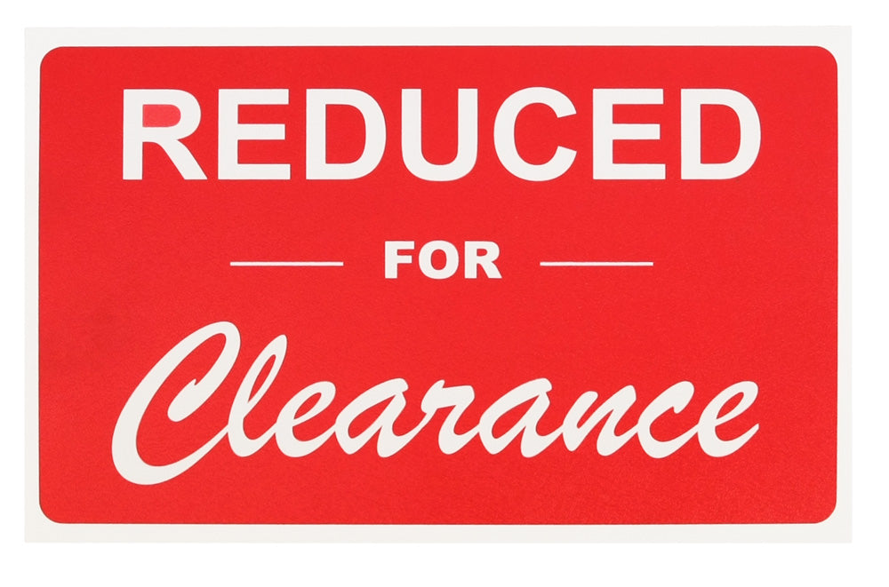 Plastic Message Signs — Reduced for Clearance — Plastic