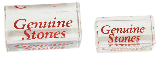 Crystal Signs — Genuine Stones — 1 5/8″ x 3/4″ x 3/4″ H — Clear Crystal