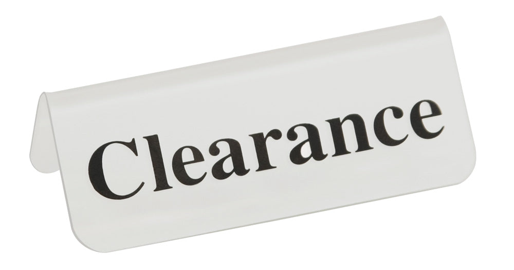 Frosted Signs — Clearance — Black Letter