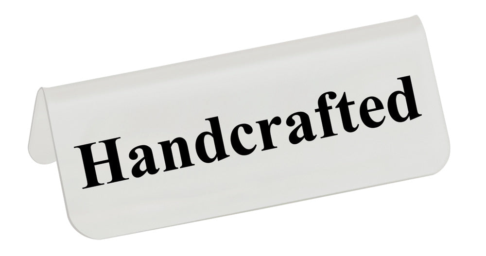 Frosted Signs — Handcrafted — Black Letter