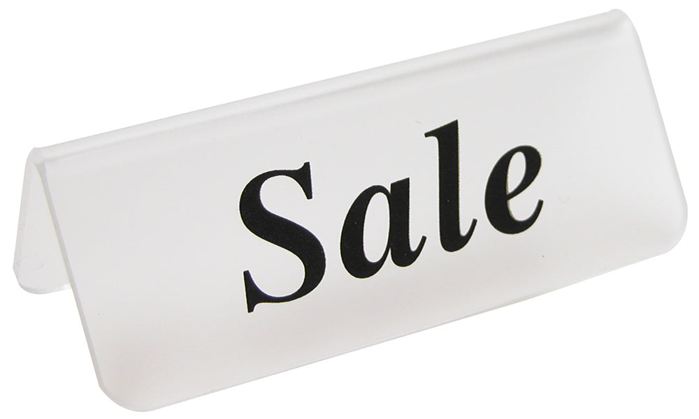 Frosted Signs — Sale — Black Letter