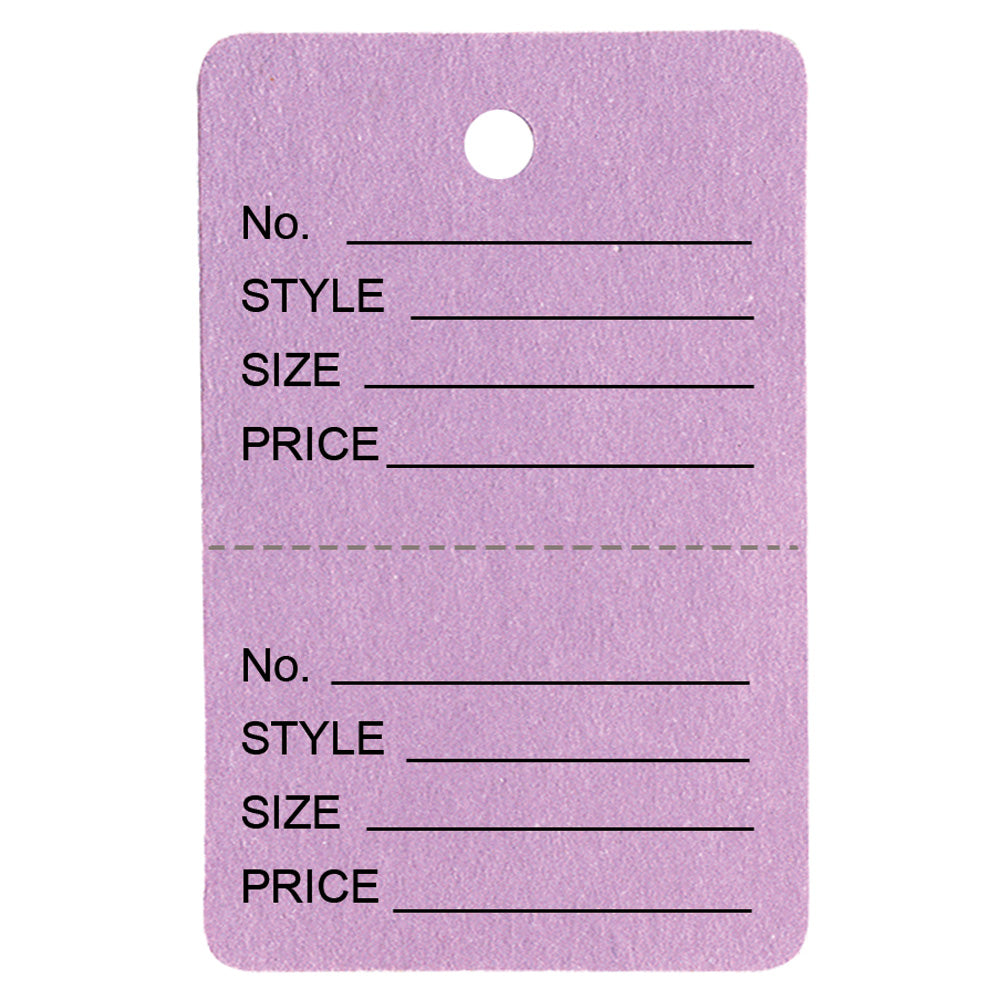 All-Purpose Unstrung Tags — 1 3/4″ x 2 7/8″ (44 x 73mm) — Lavender