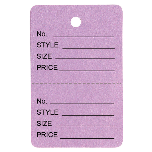 All-Purpose Unstrung Tags — 1 3/4″ x 2 7/8″ — Lavender