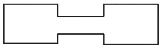 Adhesive Tear-Proof Tags — 1 1/2″ x 3/8″ H — White