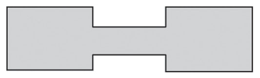 Adhesive Tear-Proof Tags — 1 1/2″ x 3/8″ H — Silver