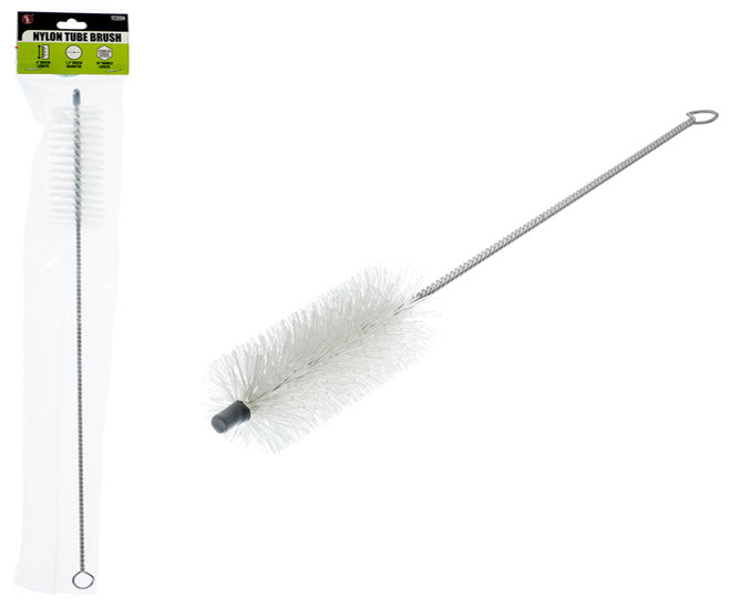 16" Nylon Brush Bristles Tube Cleaning Brush