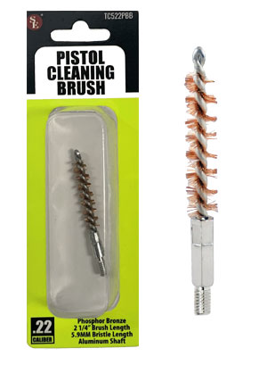 Caliber Phosphor Bronze Pistol Cleaning Brush