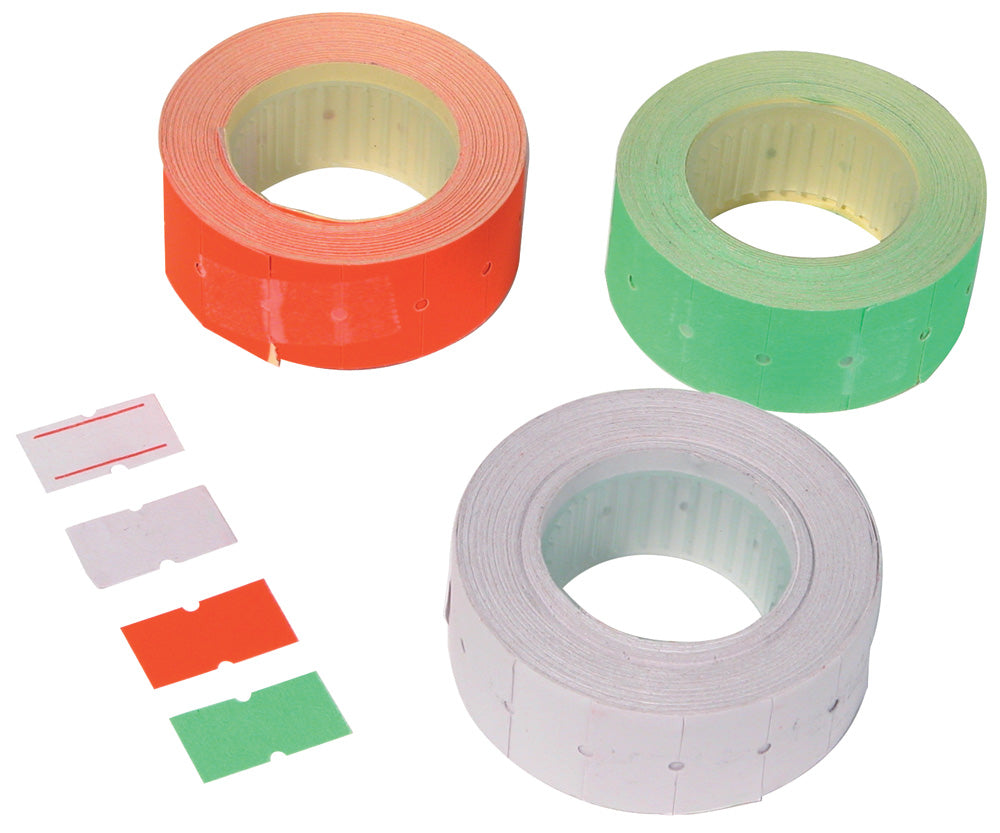 Price Labeler Replacement Parts — Labels — Red — White