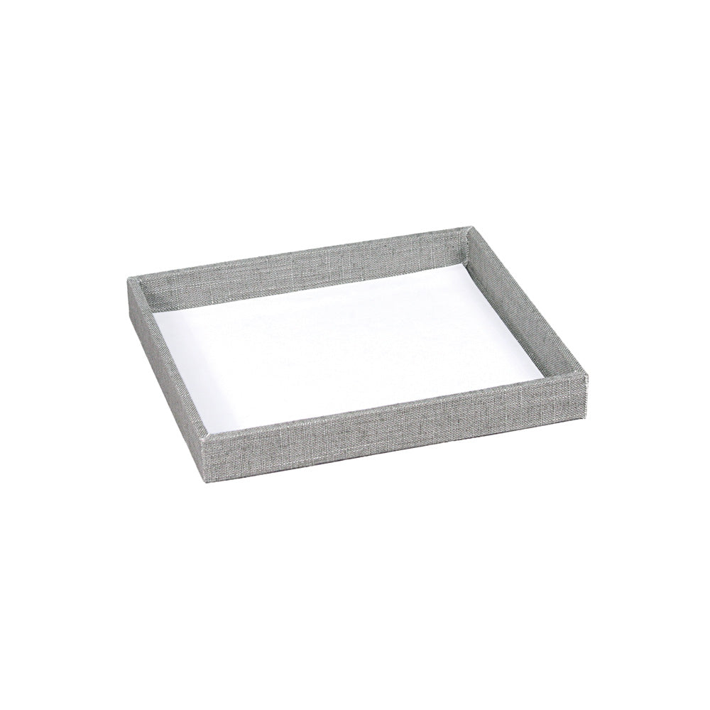 Linen Standard Utility Trays — 8 1/4 x 7 1/4 x 1" (18.4 x 21 x 2.5cm) — Grey Linen