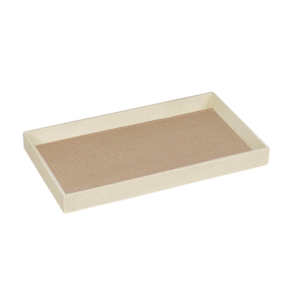 Linen Standard Utility Trays — 14 3/4 x 8 1/4 x 1 1/2" (37.5 x 21 x 4cm) — Beige Linen