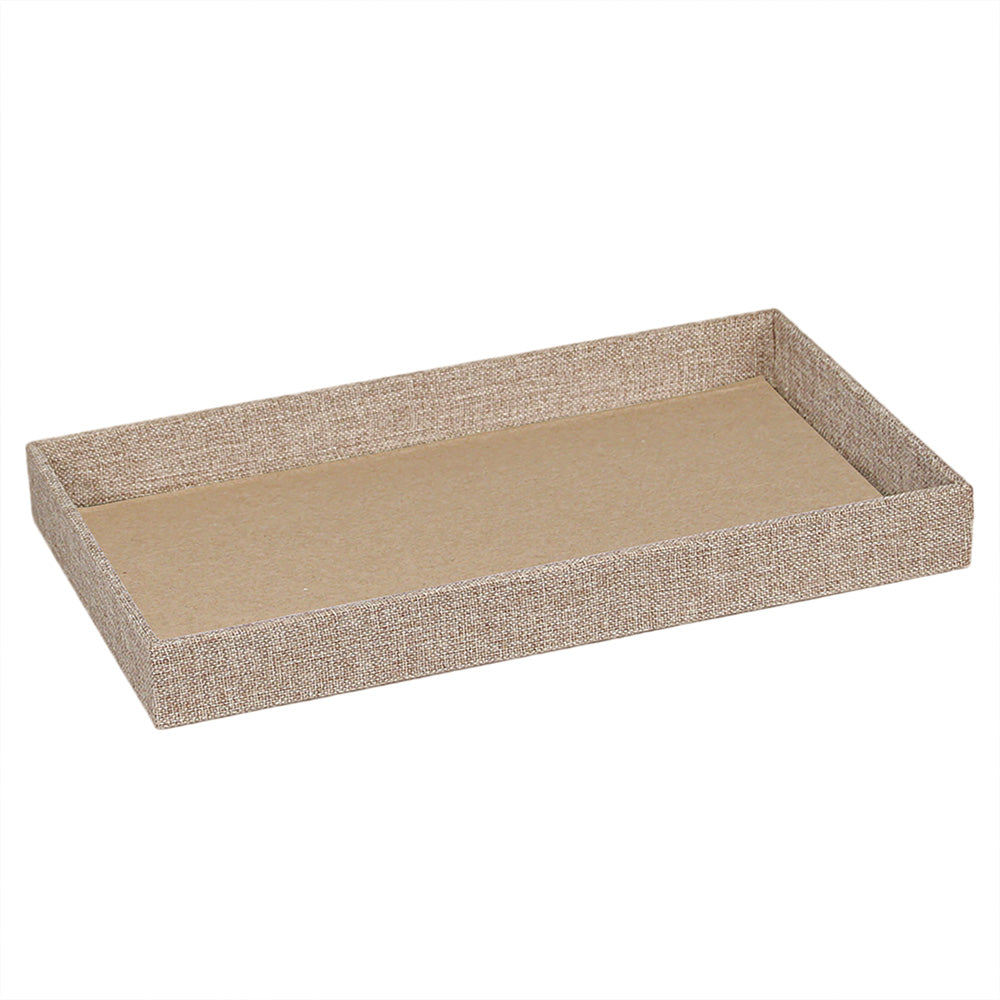 Linen Standard Utility Trays — 14 3/4 x 8 1/4 x 1 1/2" (37.5 x 21 x 4cm) — Burlap