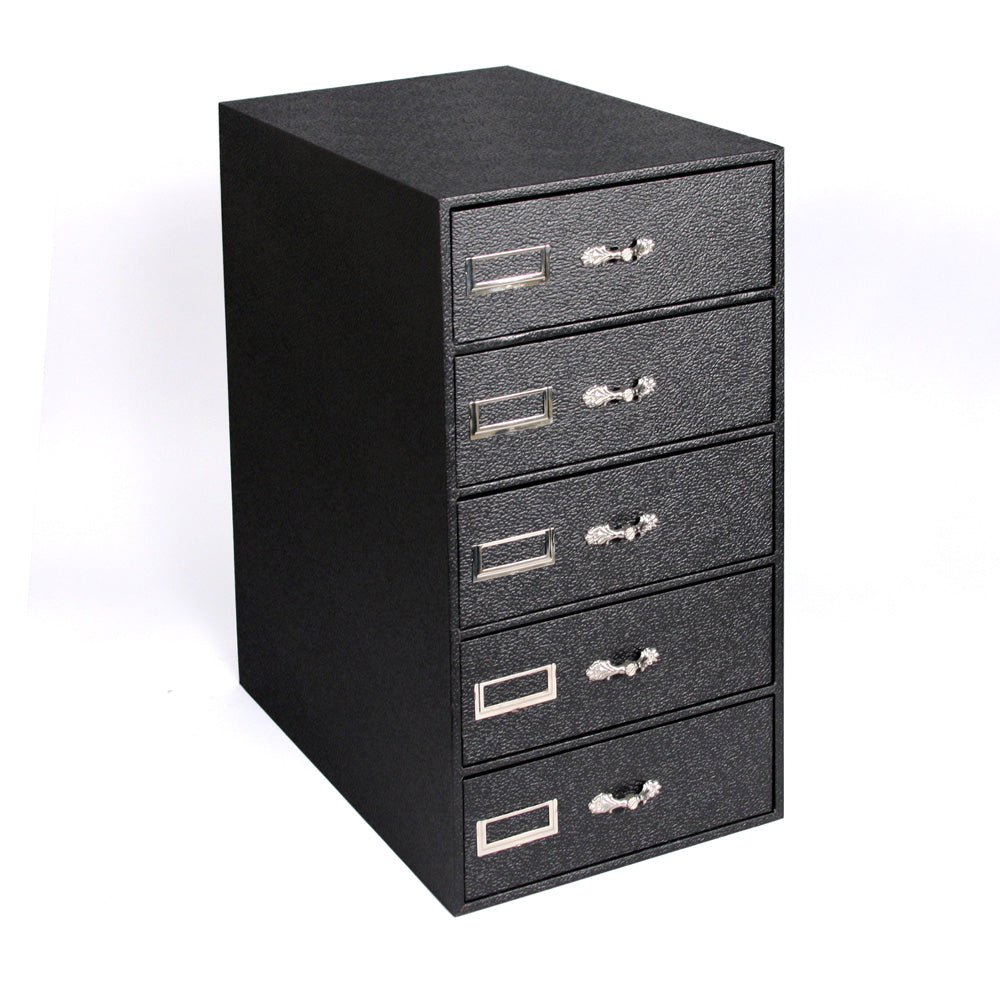 5-Tray Organizer — 3″ H Trays — Black