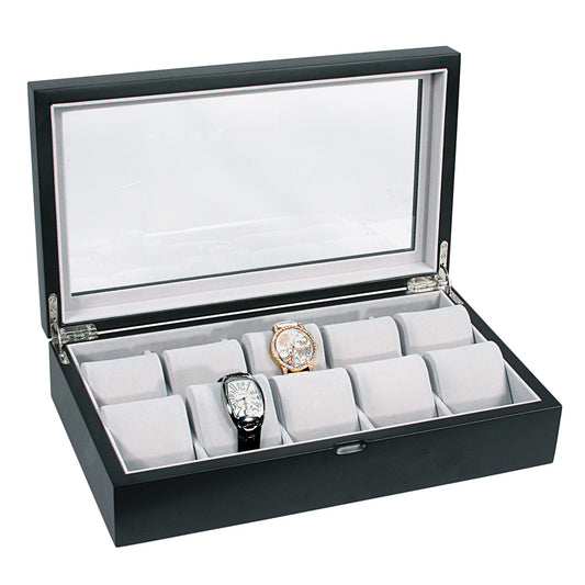 Wide Pillows Watch Case — Matte Black