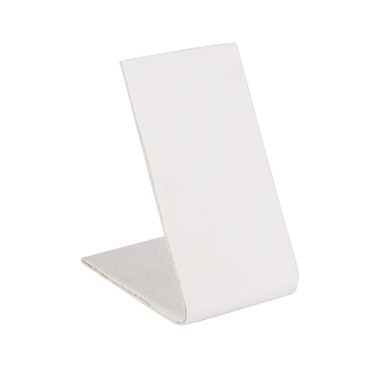 Pillow Easel Stand — White Faux Leather