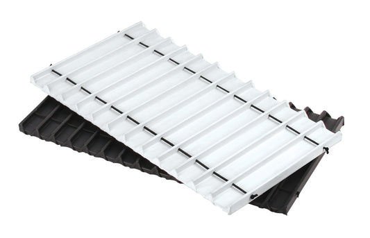 Wooden Full-Size Tray Liners — 12-Section — Black Velvet