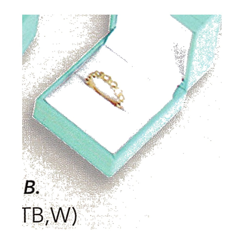 Ring Box - Premium - Teal Blue