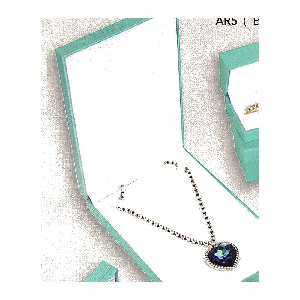 Necklace Box - Premium - Teal Blue
