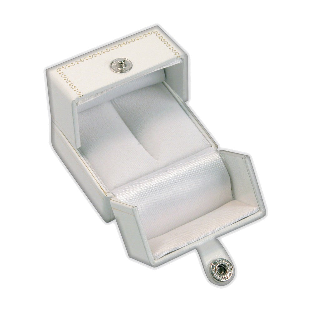 Watch/Bangle (Tall) Box - Snap-Tab - All White