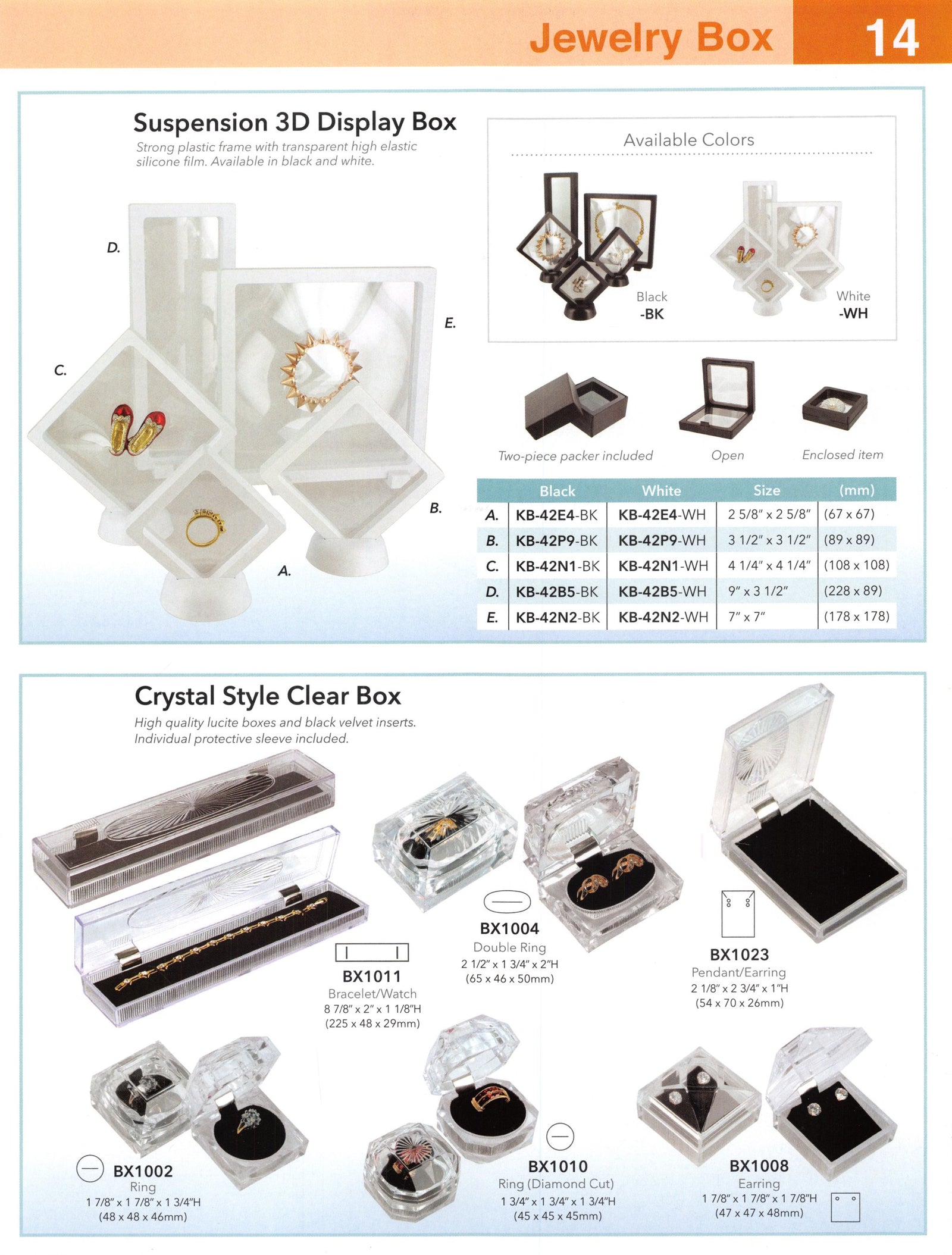 Catalog page — Crystal Clear