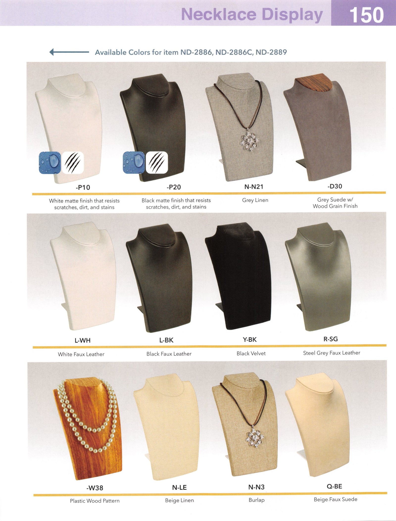 Catalog page — Retractable Neckform