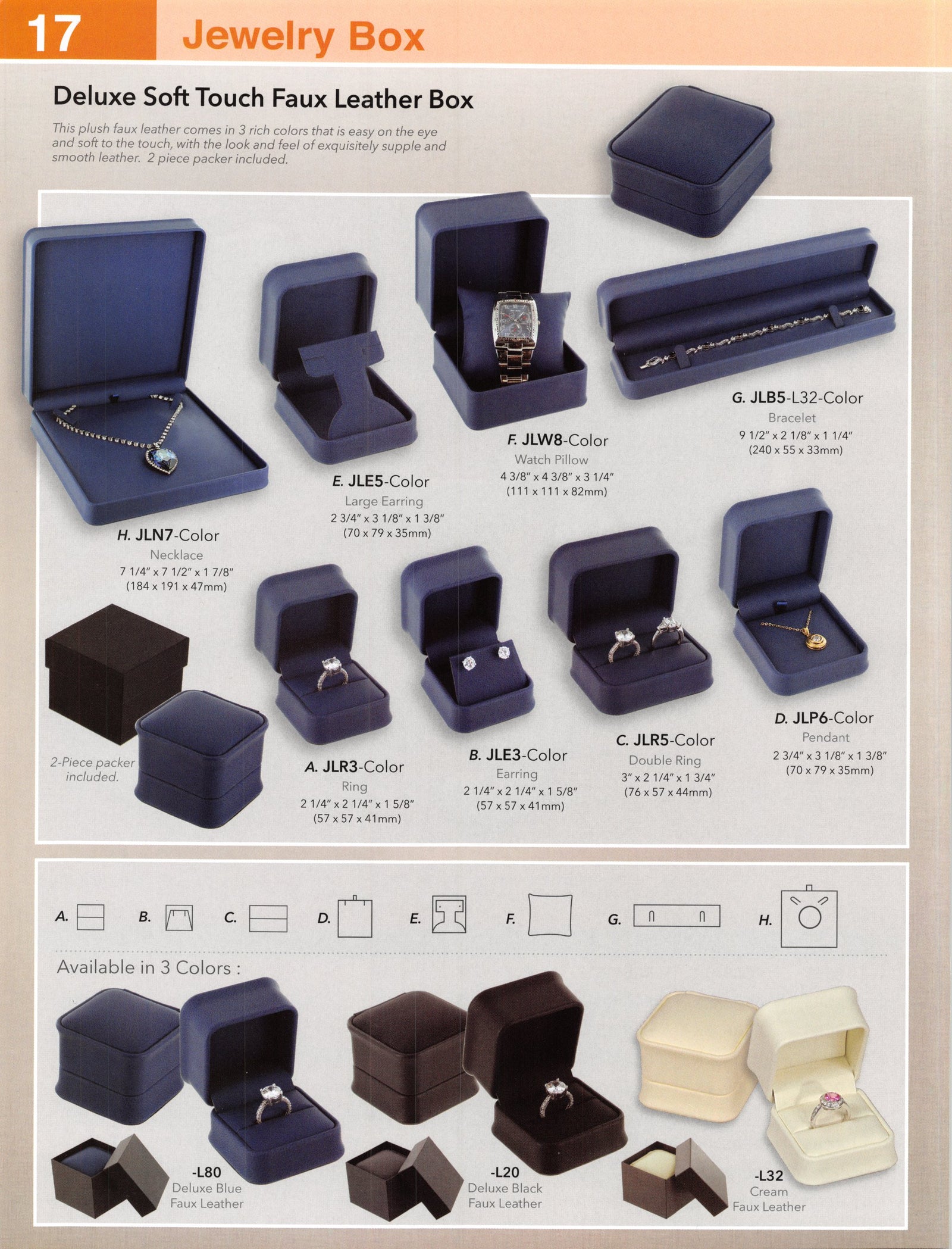 Catalog page — Deluxe Faux Leather