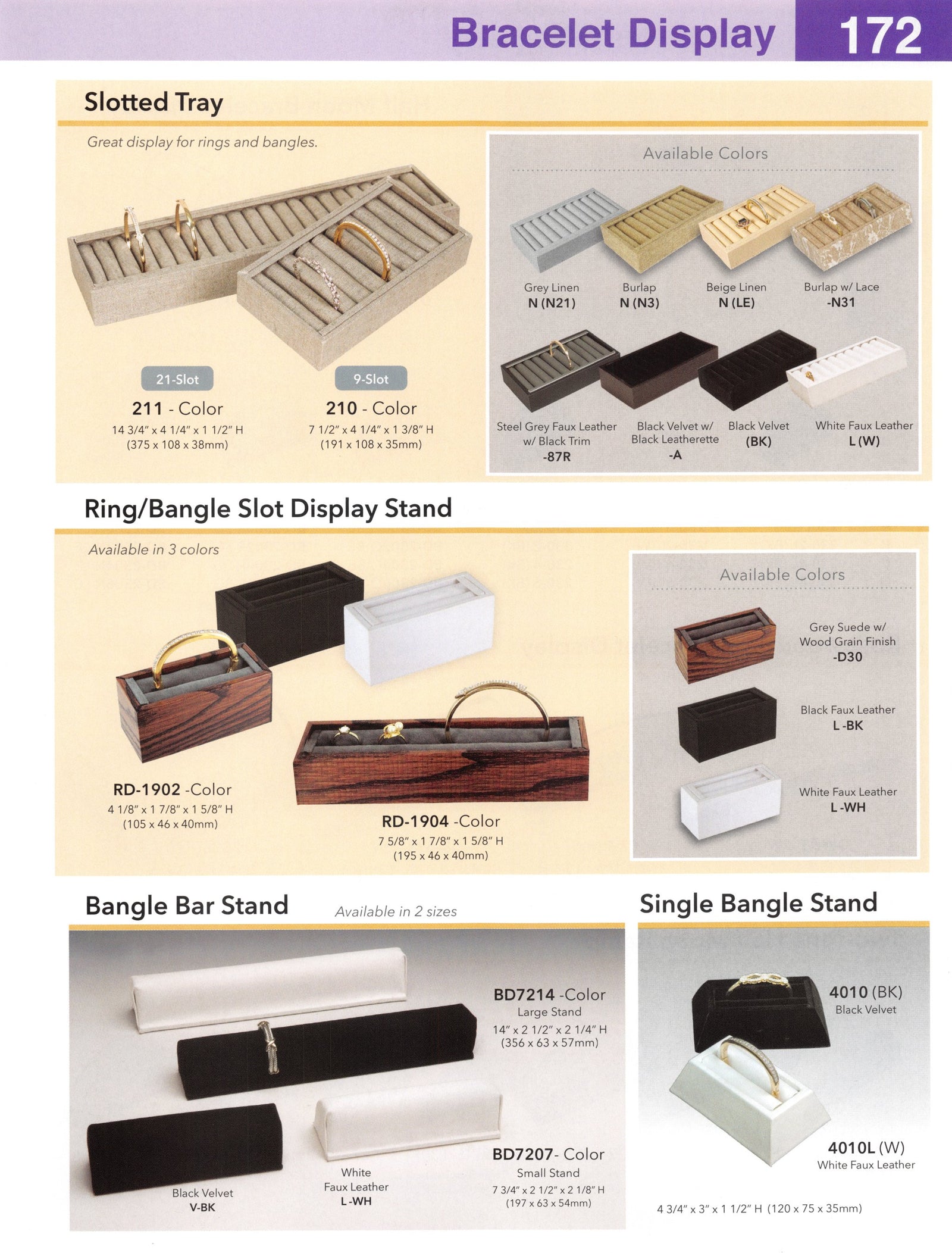 Catalog page — Slotted Tray