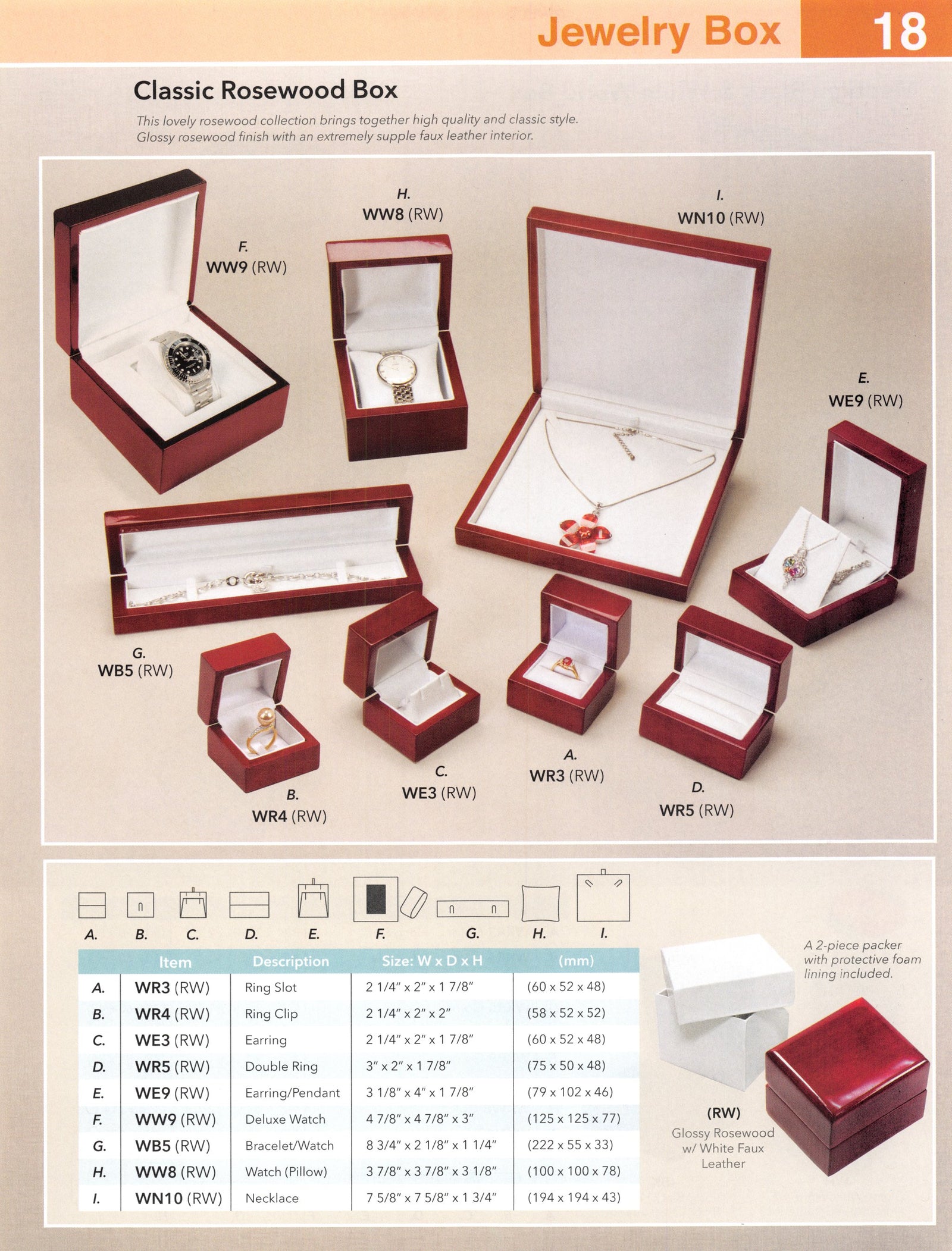 Catalog page — Classic Rosewood
