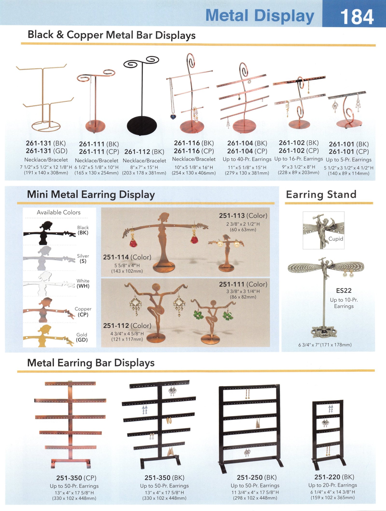 Catalog page — Earring Stand — Cupid