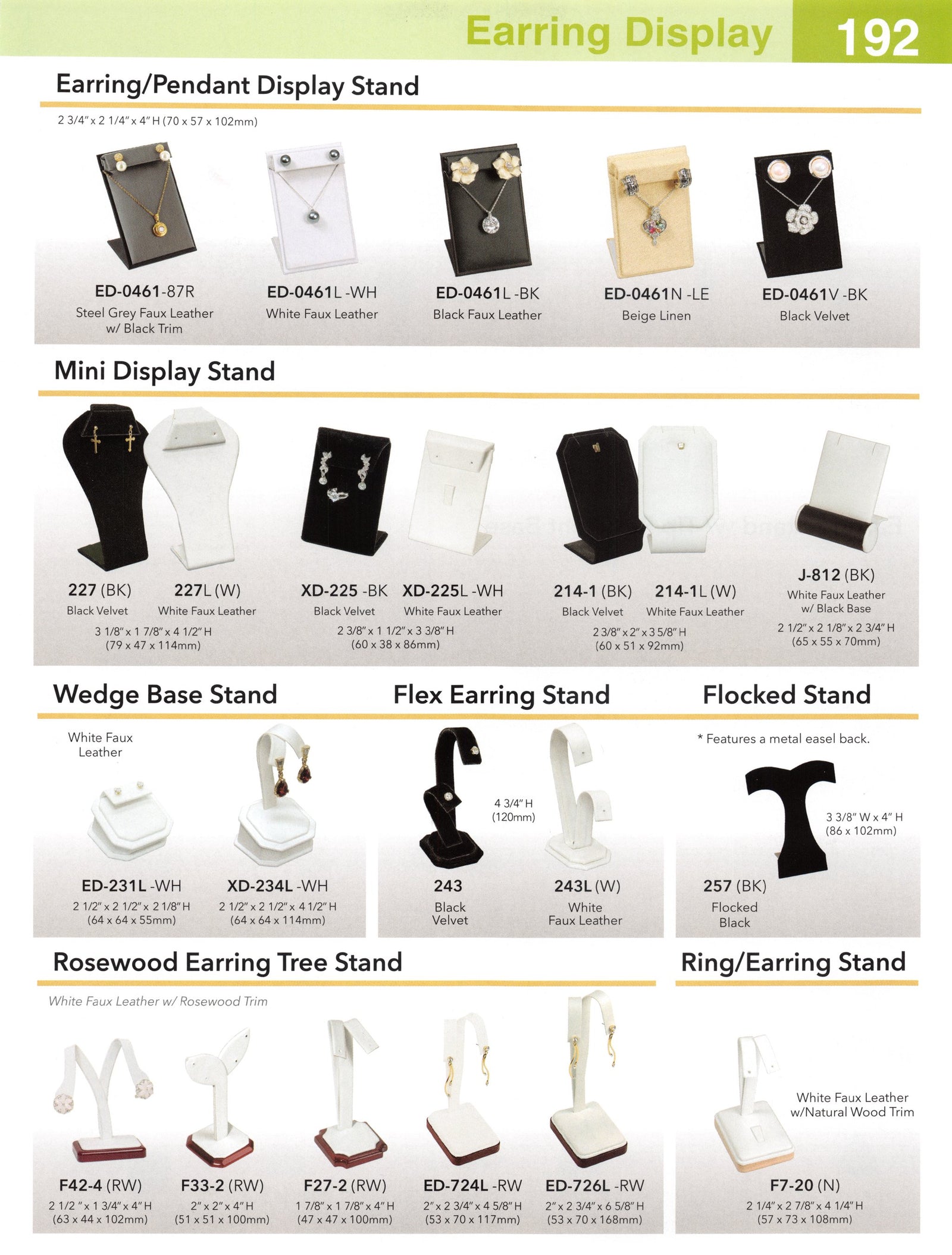 Catalog page — Mini Display Stand