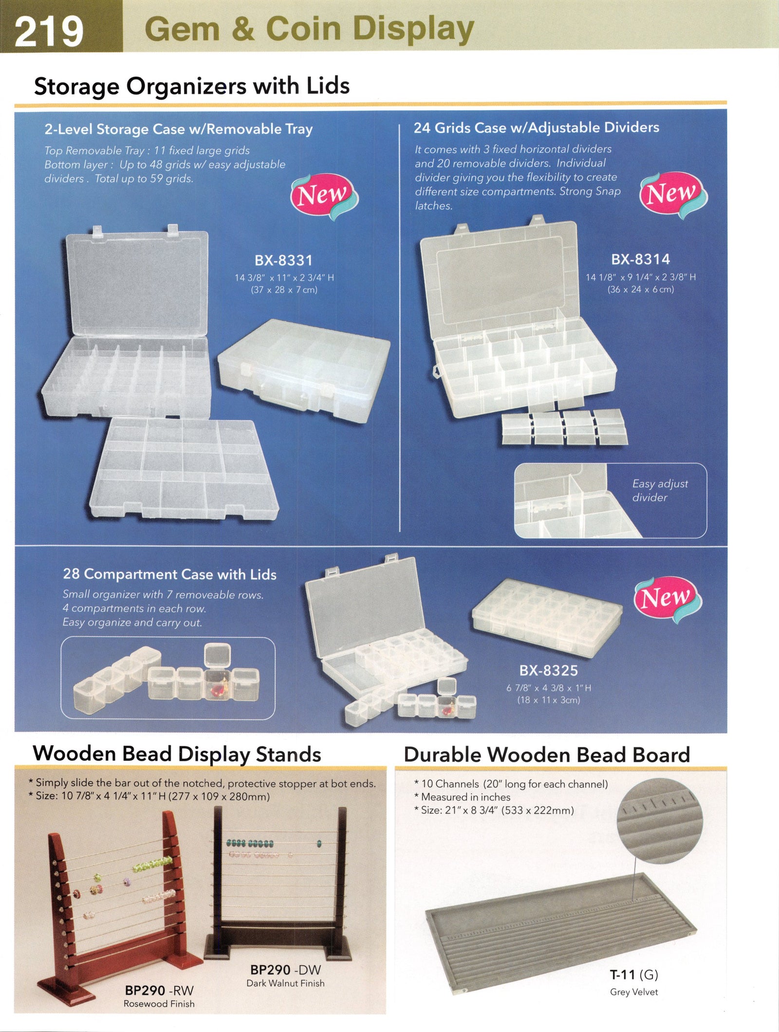 Catalog page — 2-Level Storage Case with Removable Tray