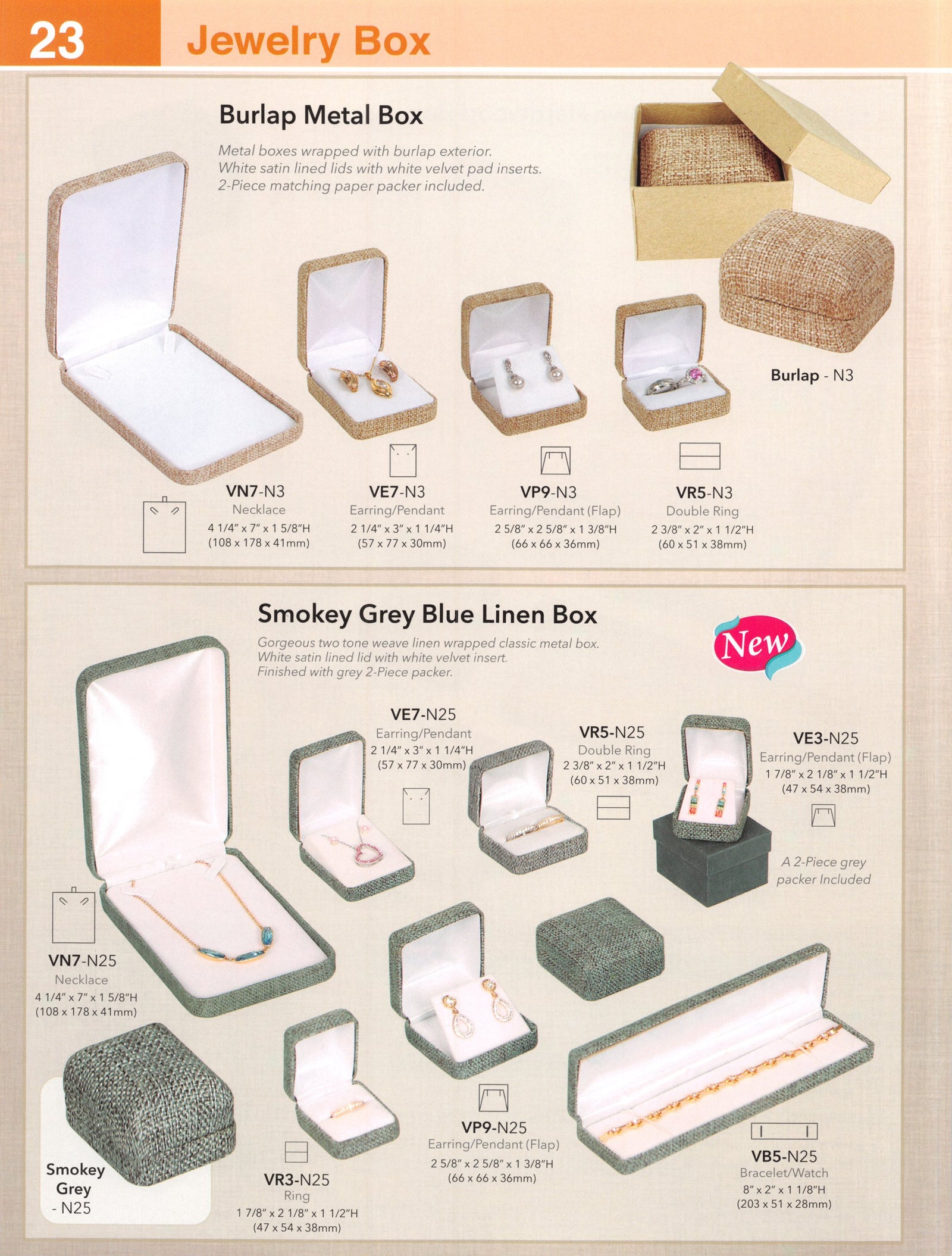 Catalog page — Smokey Grey Linen