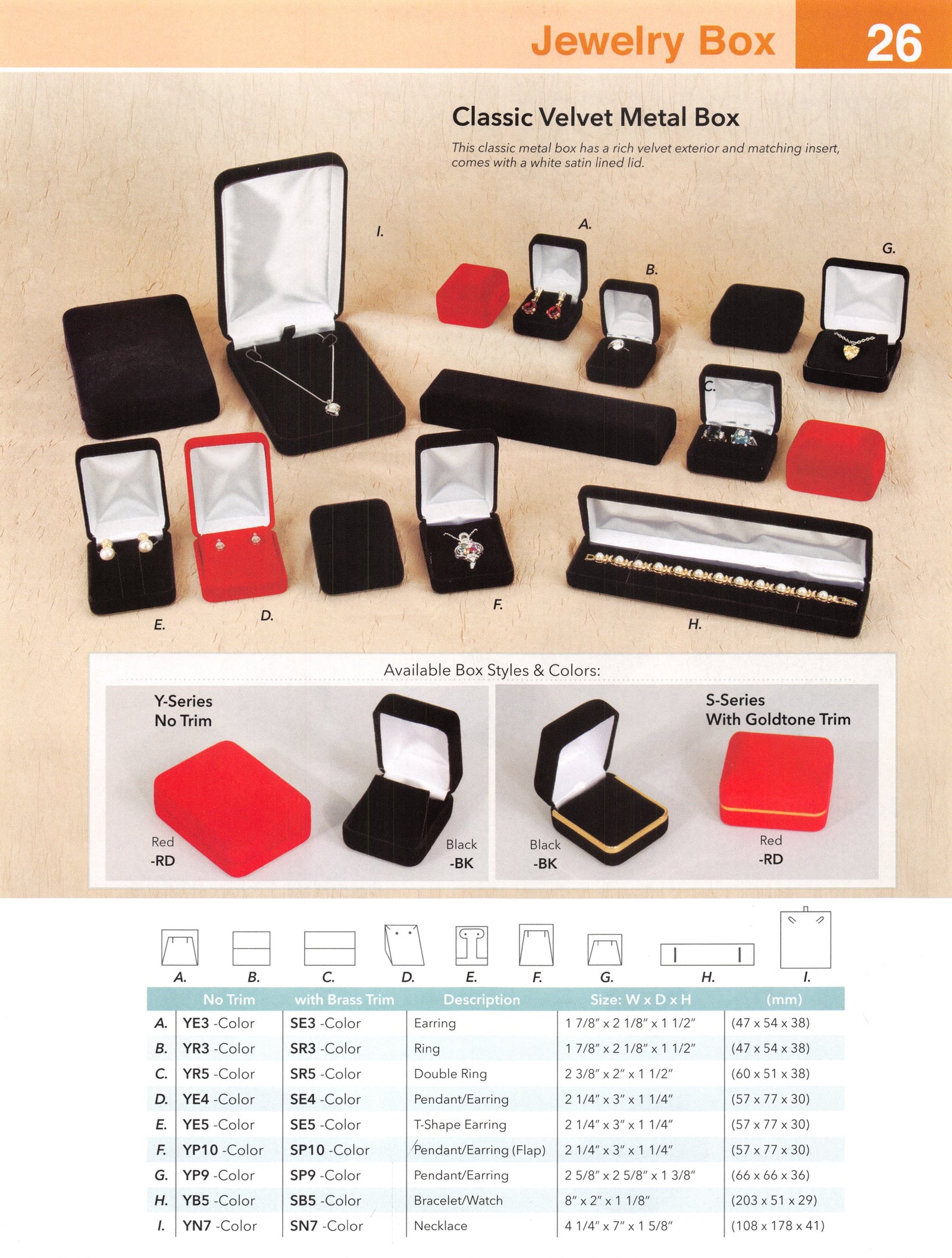 Catalog page — Classic Velvet