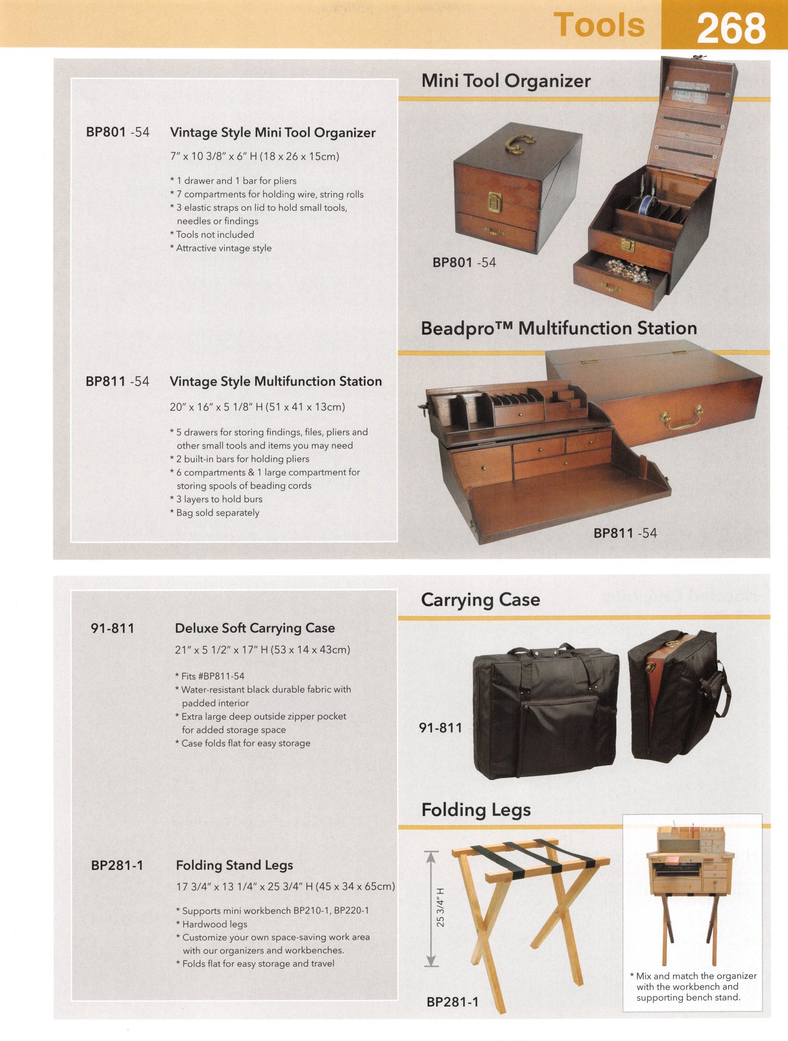 Catalog page — Deluxe Soft Carrying Case