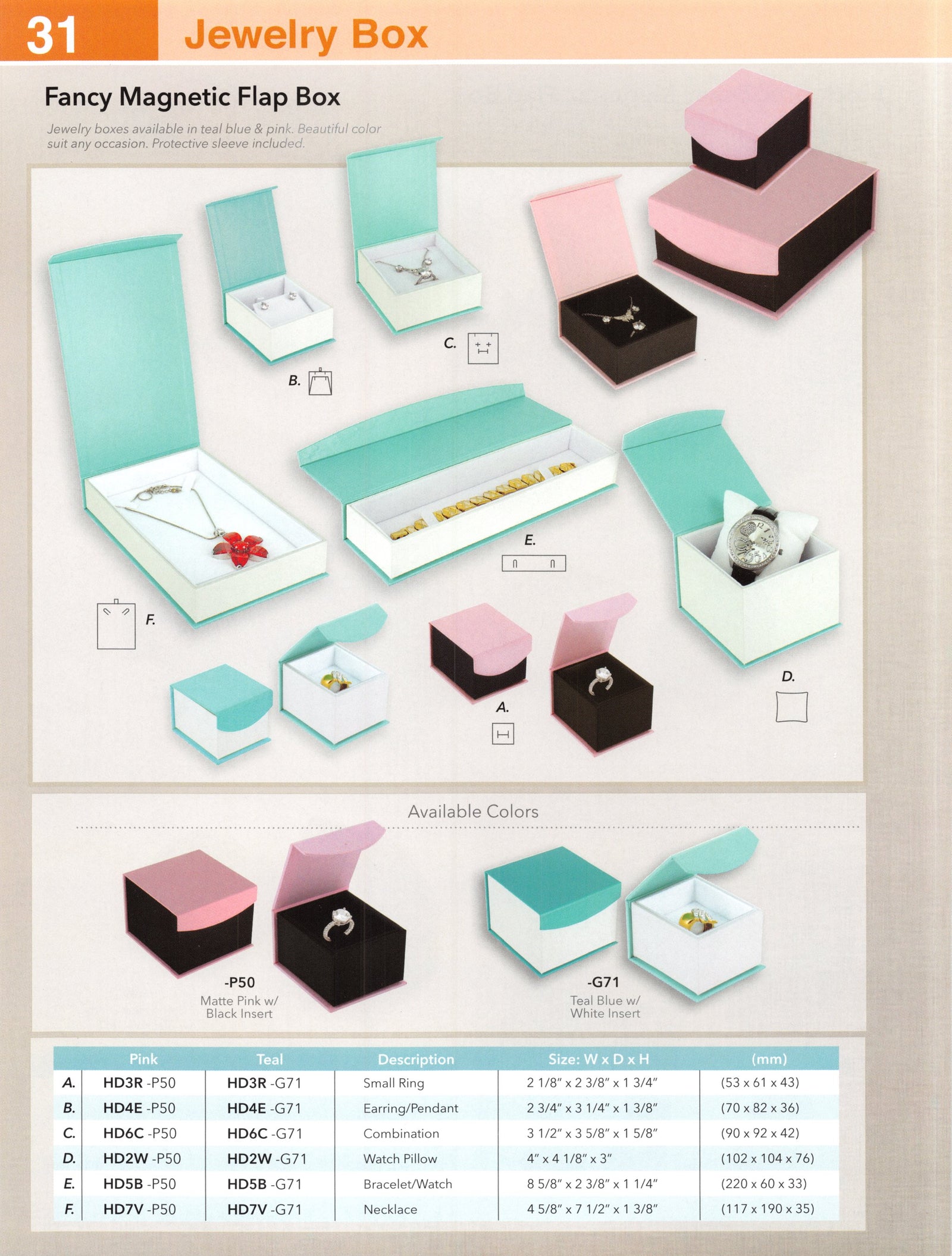 Catalog page — Magnetic Flap