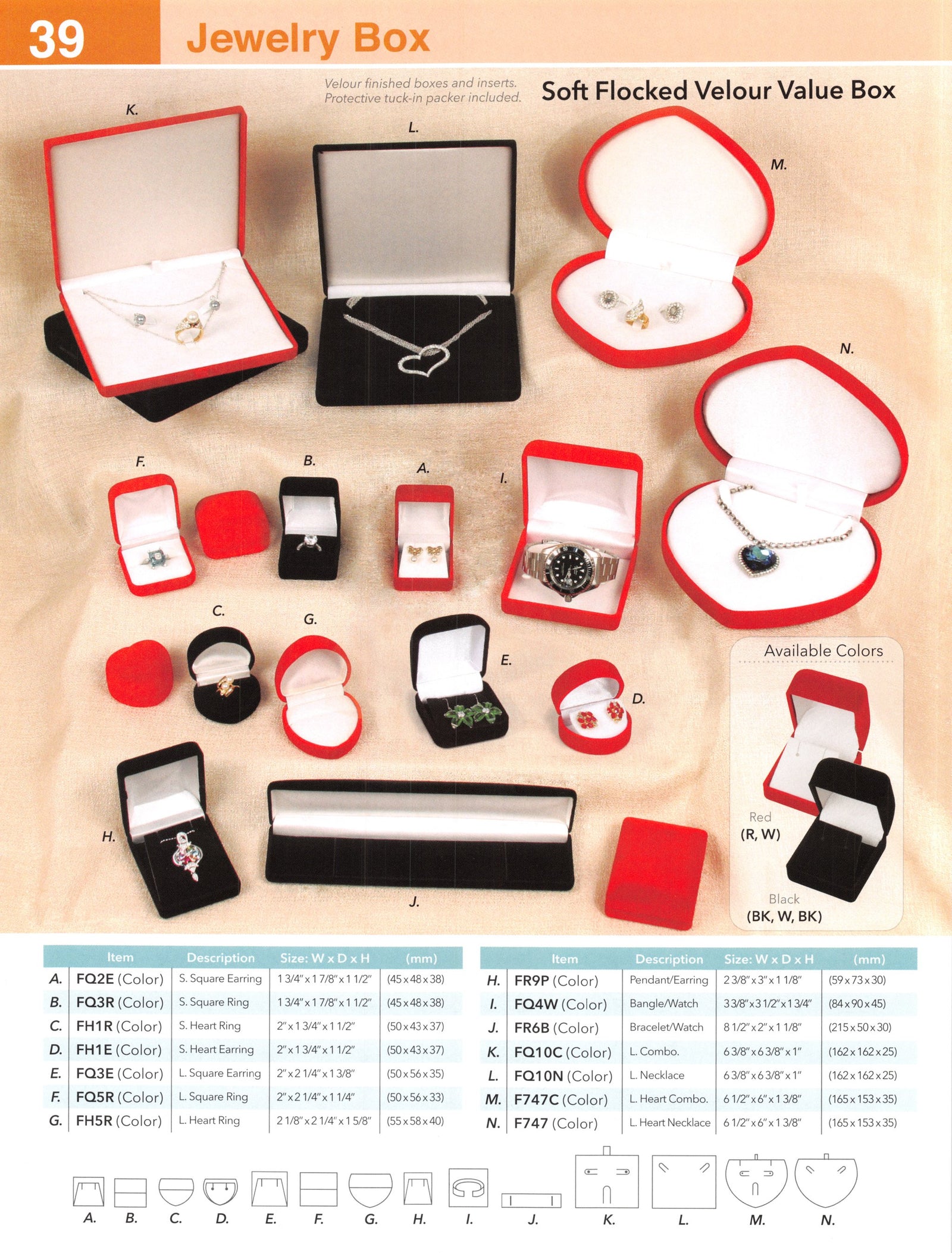 Catalog page — Flocked Velour