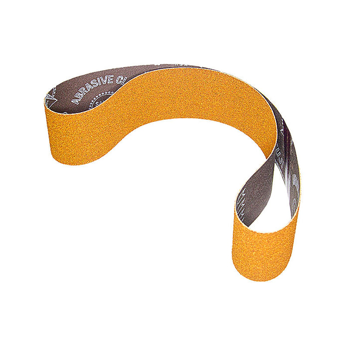 Cork polishing belt, 3 x 41-1/2 inch, for belt sanders