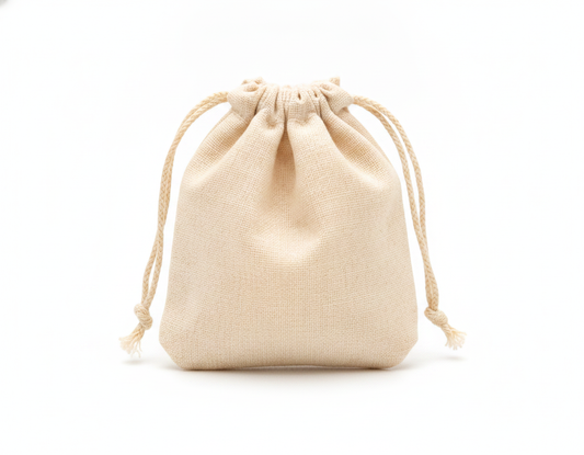 Cotton Drawstring Pouch — Cotton Multipurpose — 4 x 6 in