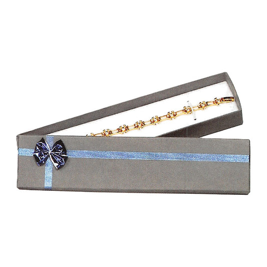 Bracelet/Watch Box - Bow-Tie - Galaxy Blue