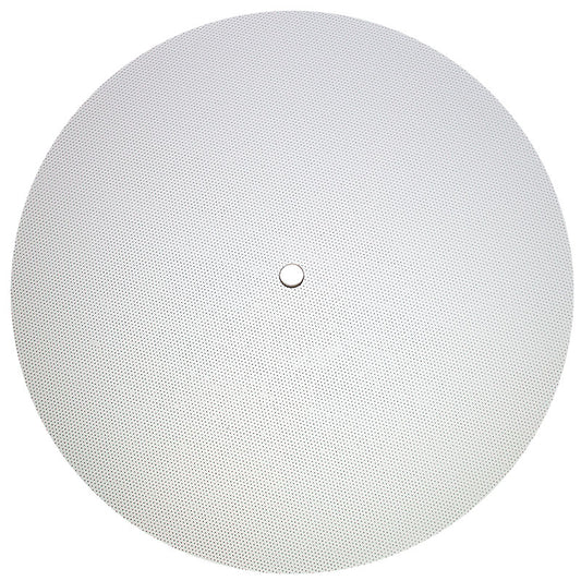 Perforated felt polishing pad with a center hole