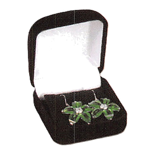 Bangle/Watch Box - Flocked Velour - Black