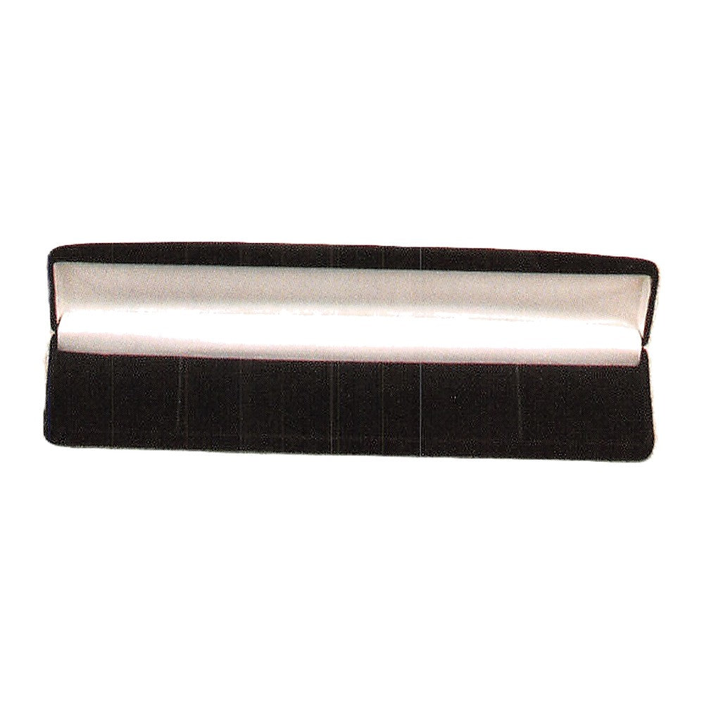 Bracelet/Watch Box - Flocked Velour - Black