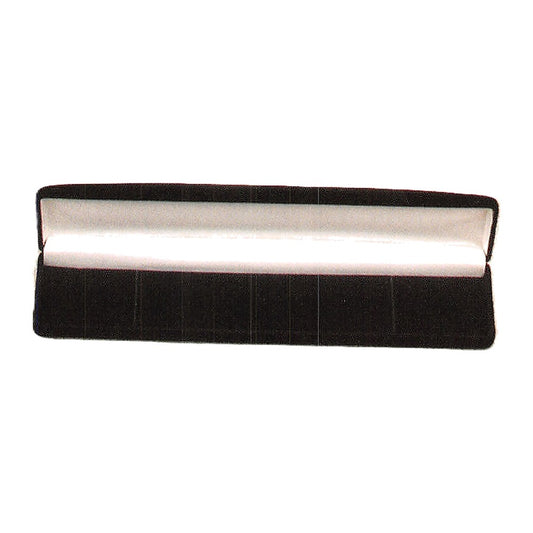 Bracelet/Watch Box - Flocked Velour - Black