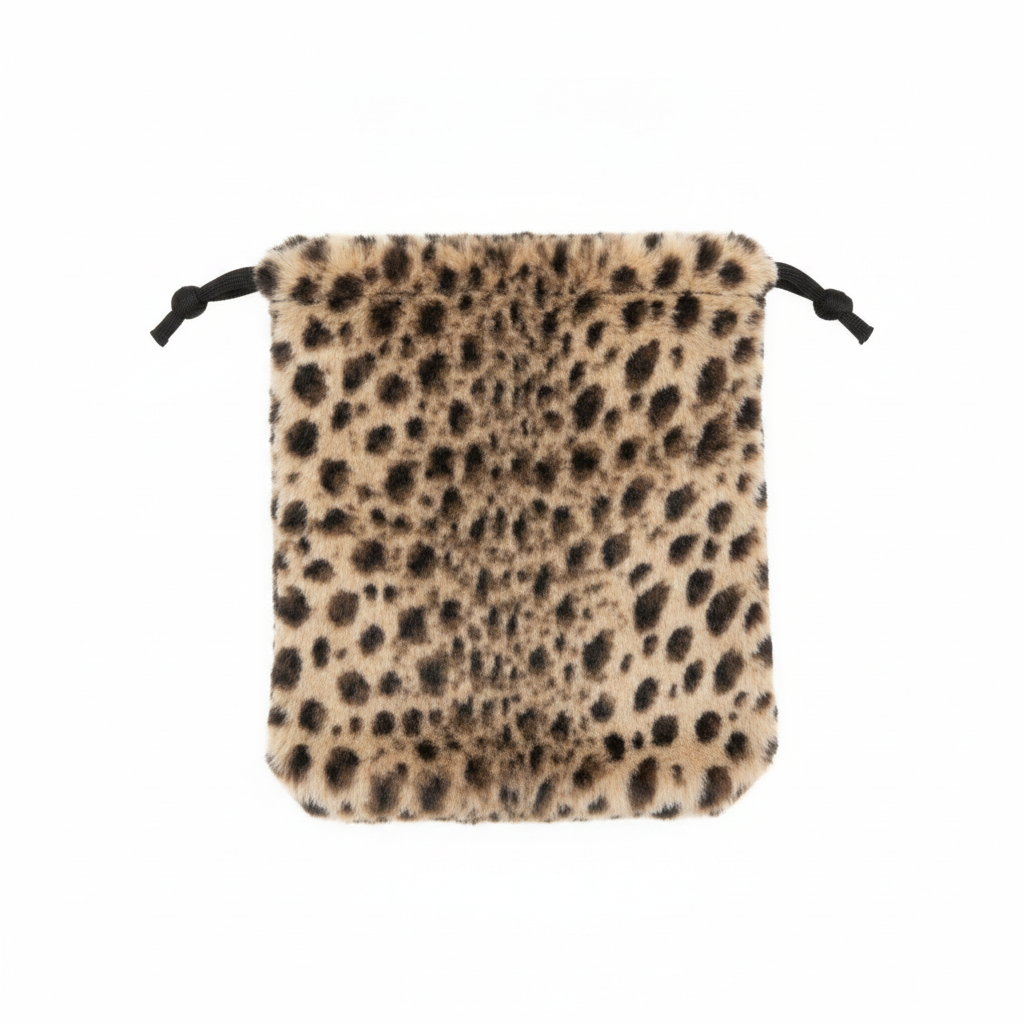 Furry Pouch — Furry Leopard — 1.75 x 2 in