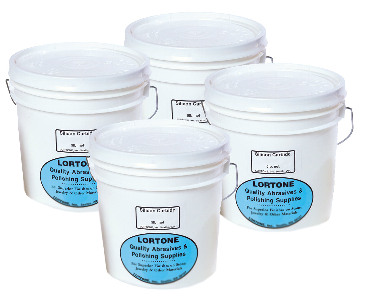 Large four step abrasive and polish kit
