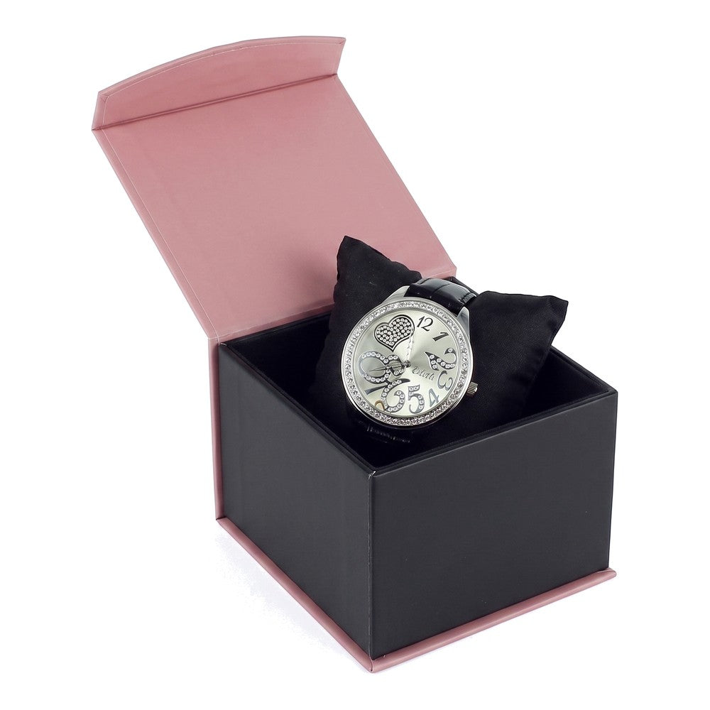 Watch Box - Fancy Magnetic Flap - Matte Pink